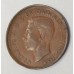 AUSTRALIA 1943 . ONE 1 PENNY . ERROR . BROADSTRUCK